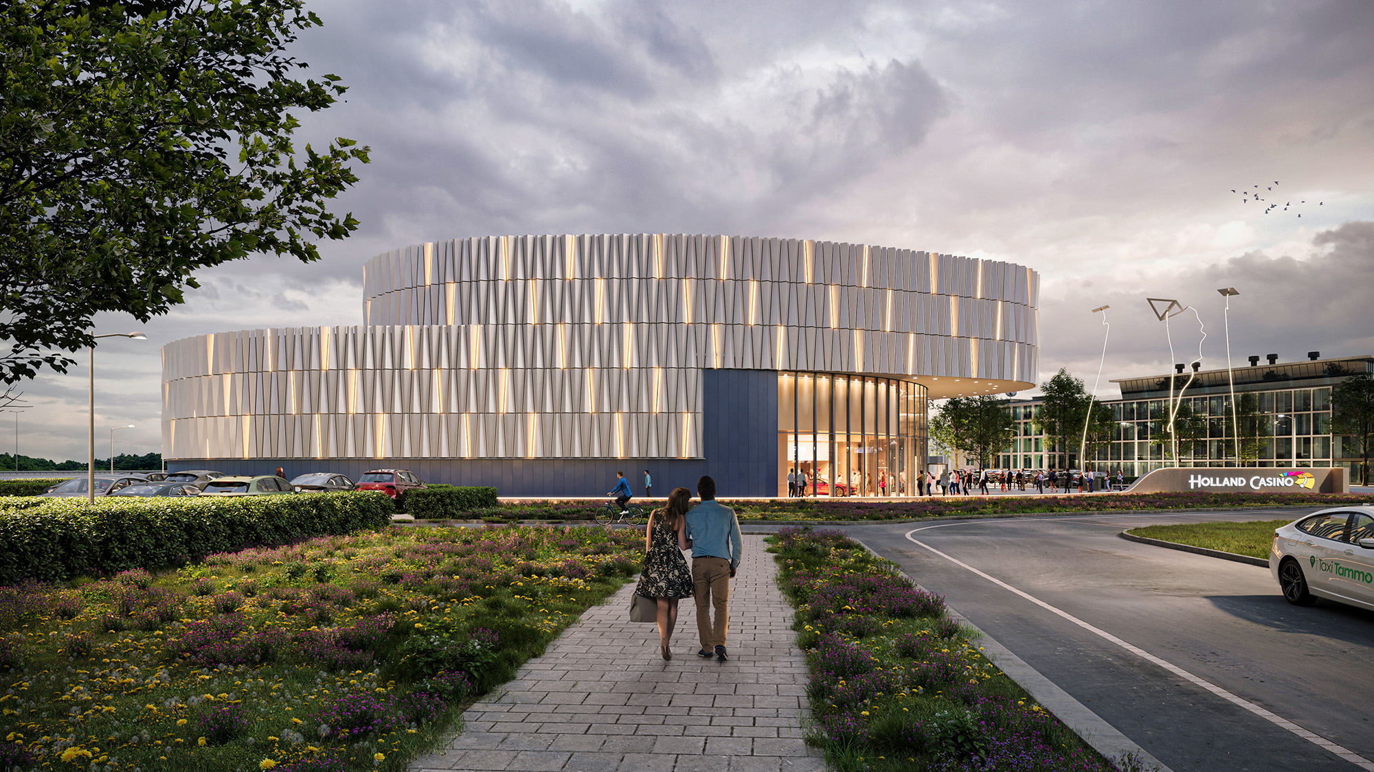 Holland Casino 3D visualisatie exterieur