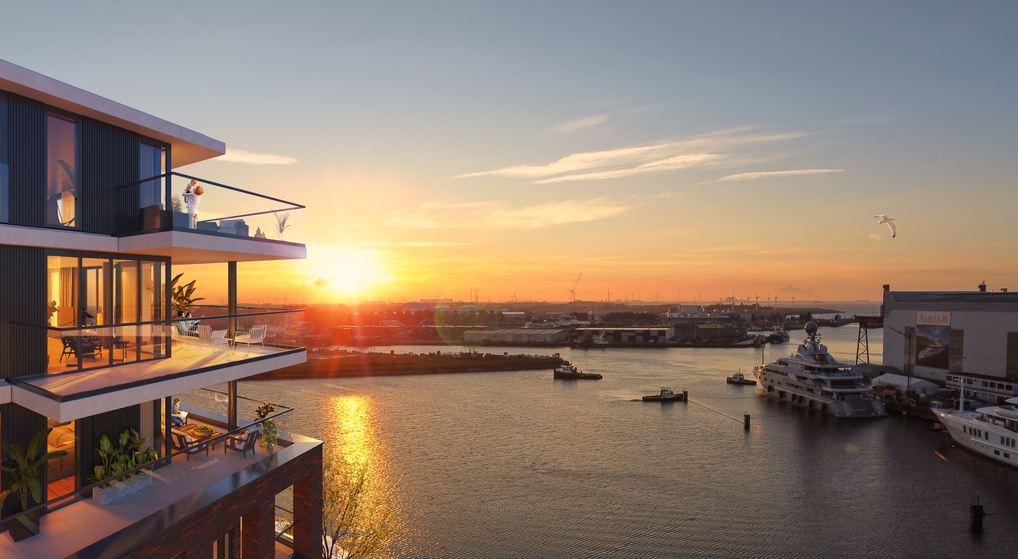 C-Dock penthouse interieur