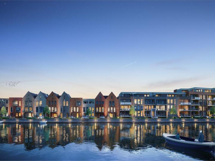 Artist impression Bellevue woningproject