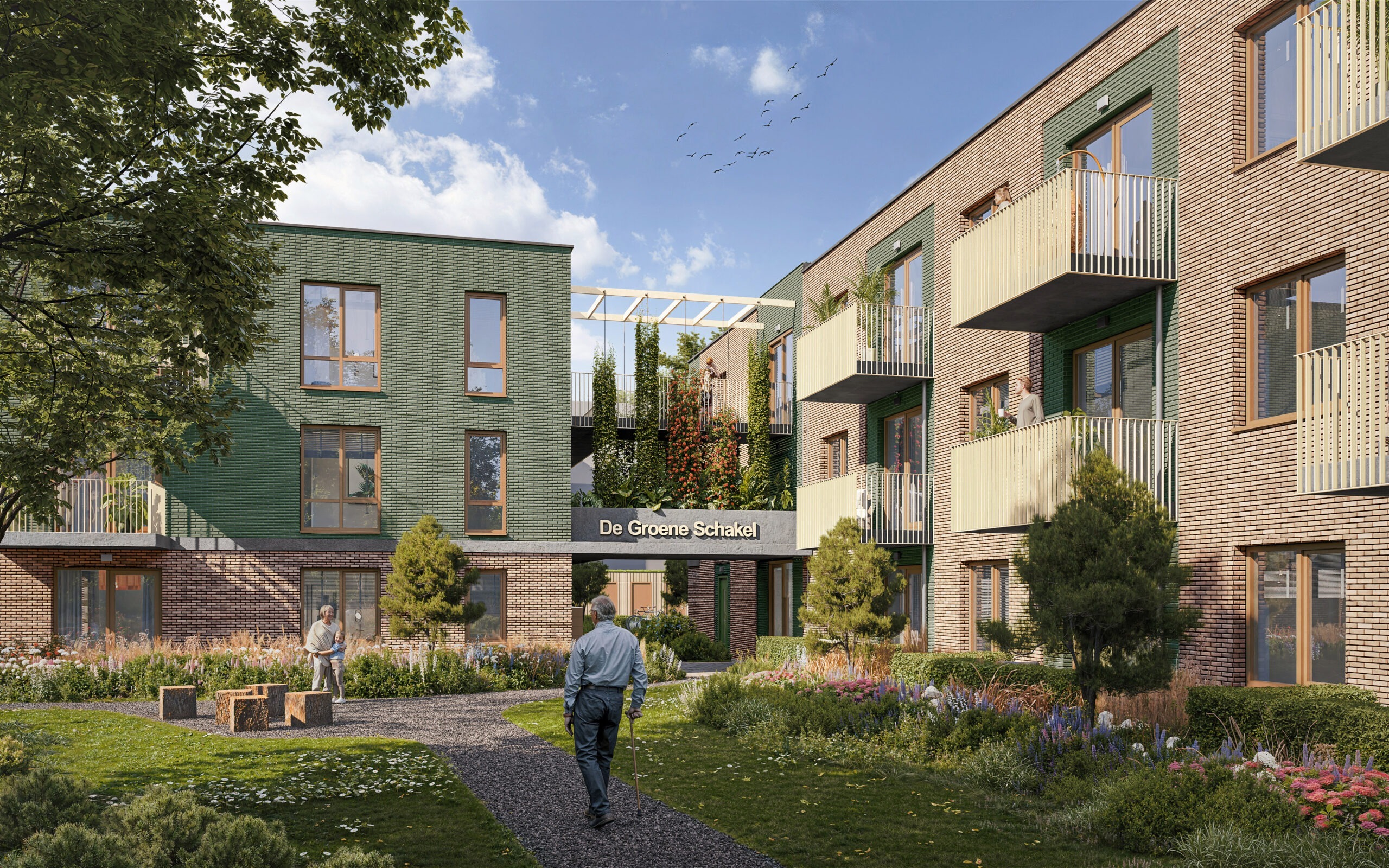 Artist impression De Groene Schakel